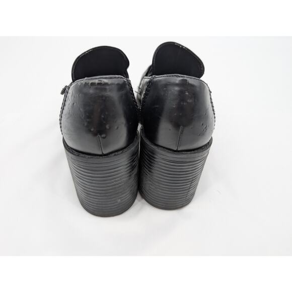 Mudd Tempo 90's Y2K Platform Chunky Heel Loafers Vegan Black Women's 7.5 - Picture 4 of 10